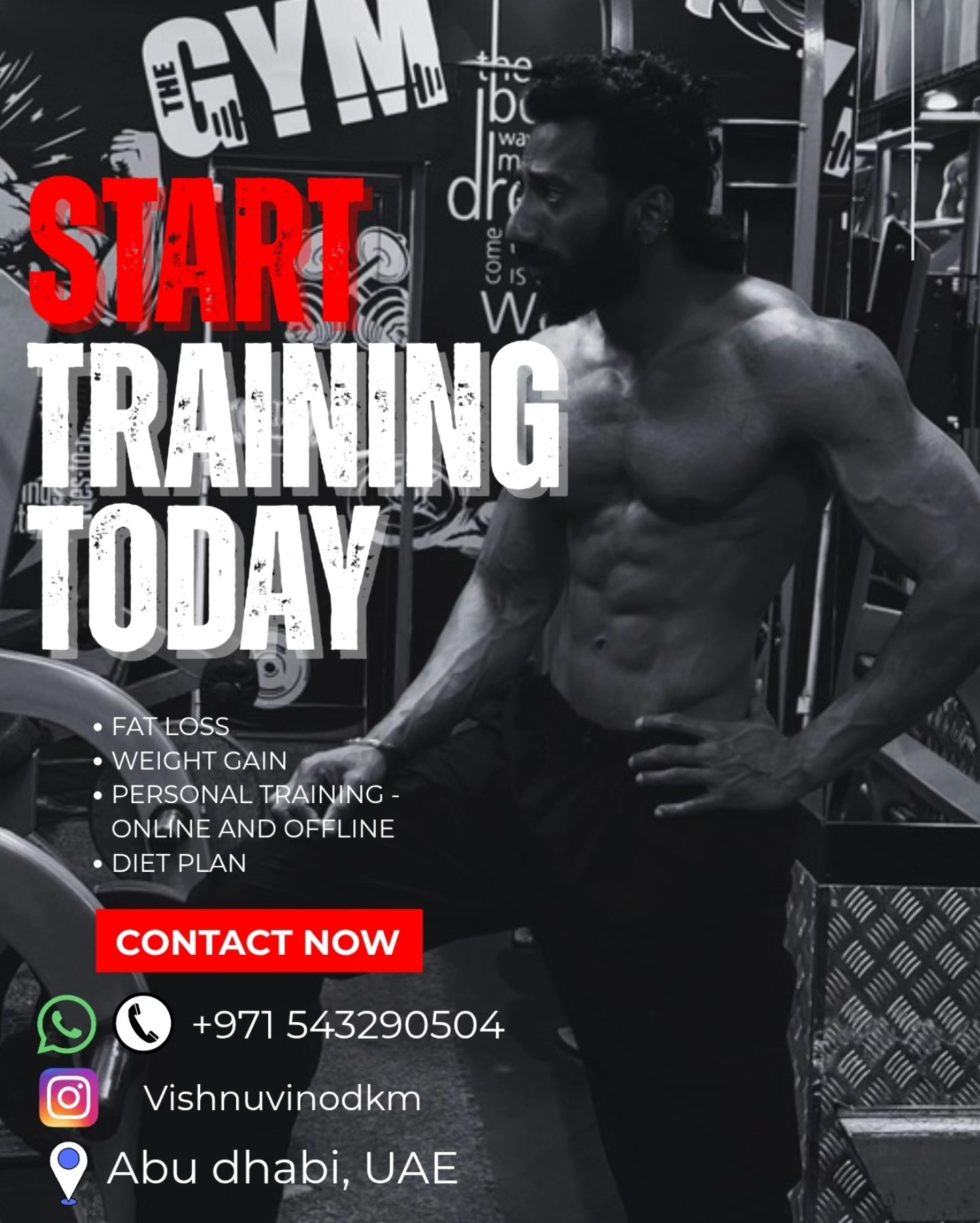 Vishnu Vinod posing